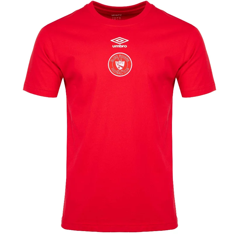 Umbro Sligo Rovers Football 2025 Mens Short Sleeved T-Shirt