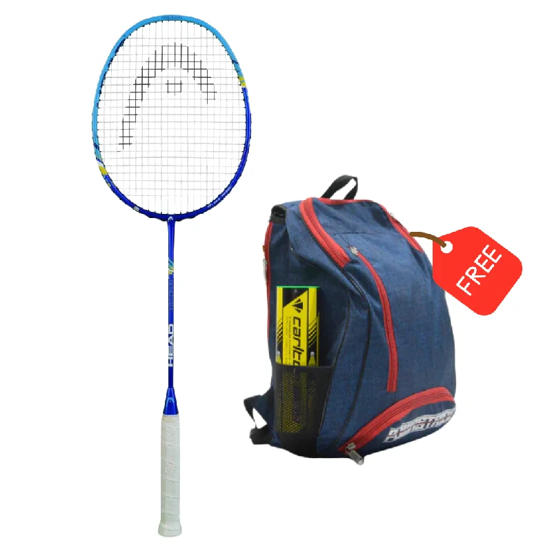 Head Xenon 3.0 Unstrung Badminton Racquet (Blue/Sky Blue)