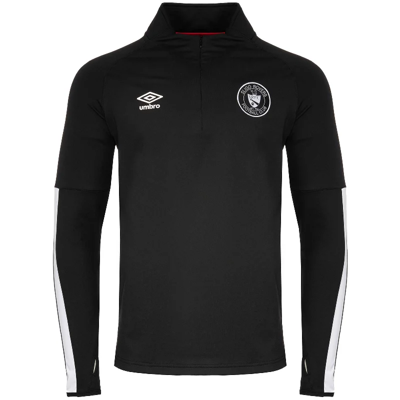 Umbro Sligo Rovers Football 2025 Kids Half-Zip Mid-Layer Top