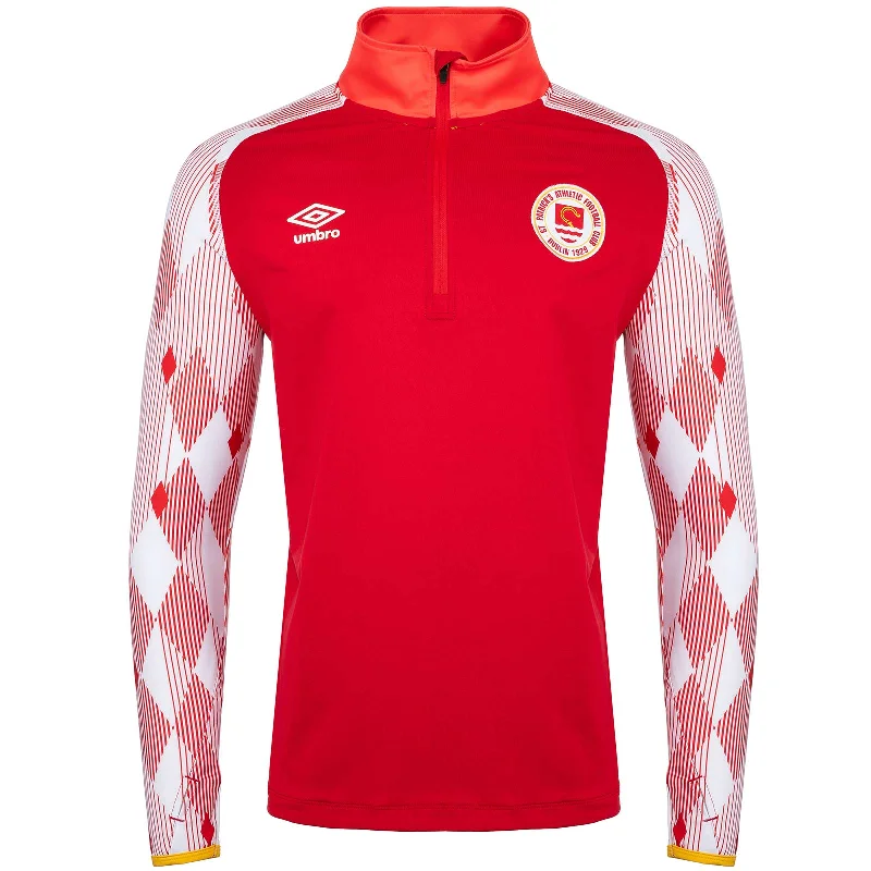 Umbro St Patricks Athletic Football Club 2025 Half-Zip Warm Up Top