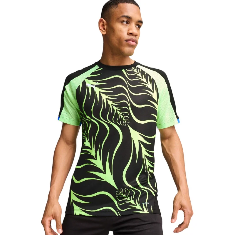 Puma Individual Liga Mens Short Sleeved Graphic Football Jersey