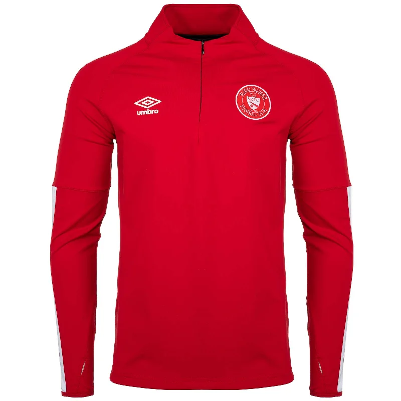 Umbro Sligo Rovers Football 2025 Kids Half-Zip Mid-Layer Top