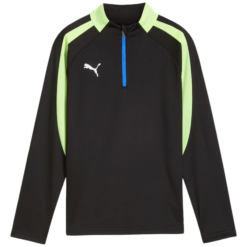 Puma Individual Liga Kids Long Sleeved Quarter-Zip Training Top