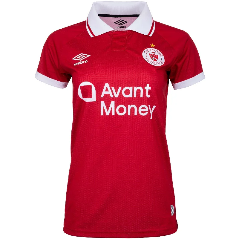 Umbro Sligo Rovers Football 2025 Womens Short Sleeved Home Jersey