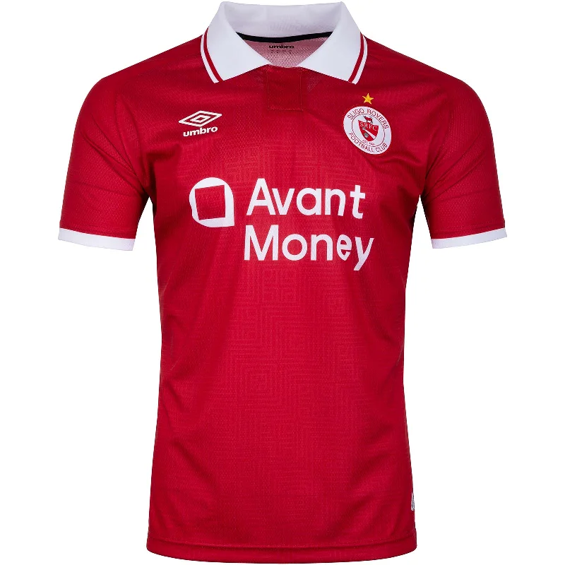 Umbro Sligo Rovers Football 2025 Mens Short Sleeved Home Jersey