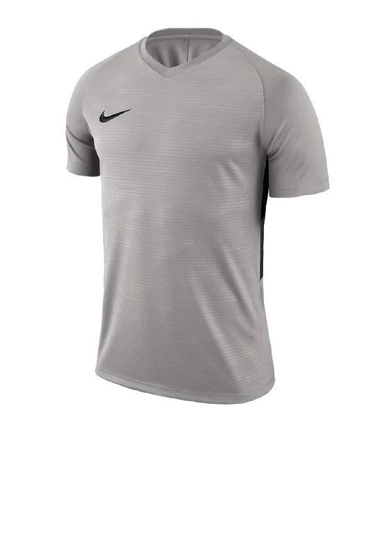 Nike Unisex Jungen Tiempo Premier SS Trikot T-shirt, Grau (pewter grey/Black/057), Gr. XS