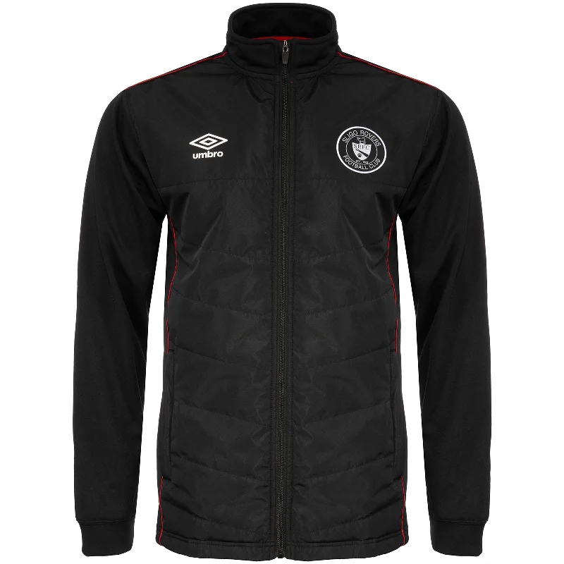 Umbro Sligo Rovers Football 2025 Kids Full-Zip Hybrid Jacket