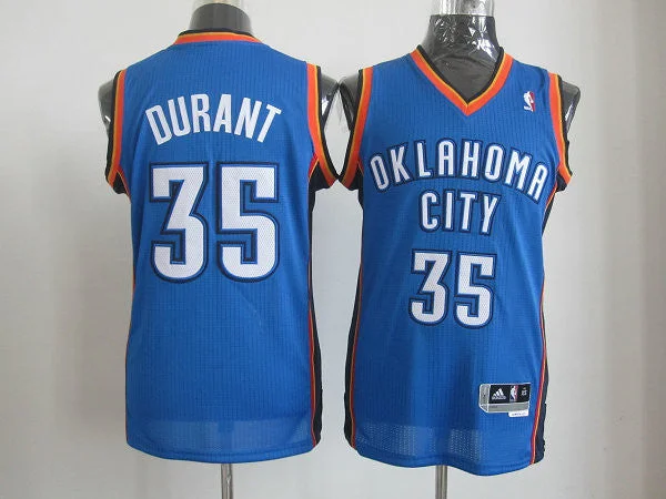 Oklahoma City Thunder 35 DURANT blue AAA Basketball Jerseys