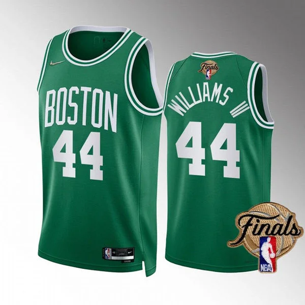 Men's Boston Celtics #44 Robert Williams III Green 2022 Finals Stitched Basketball Jersey