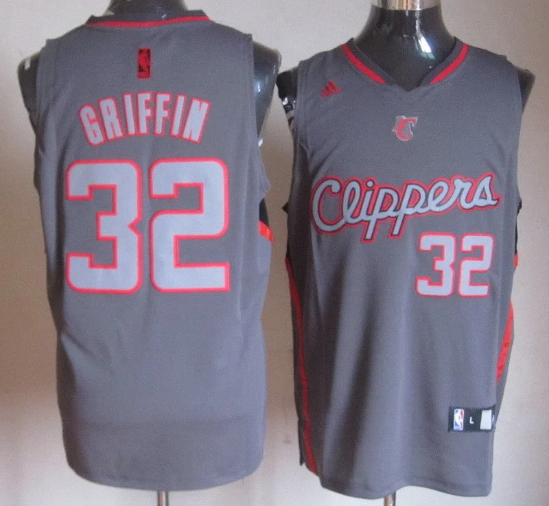 Clippers 32 GRIFFIN Grey Basketball Jerseys