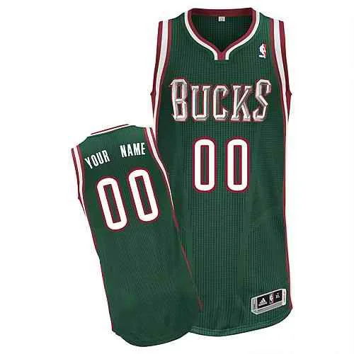 Milwaukee Bucks Custom green Road Basketball Jersey