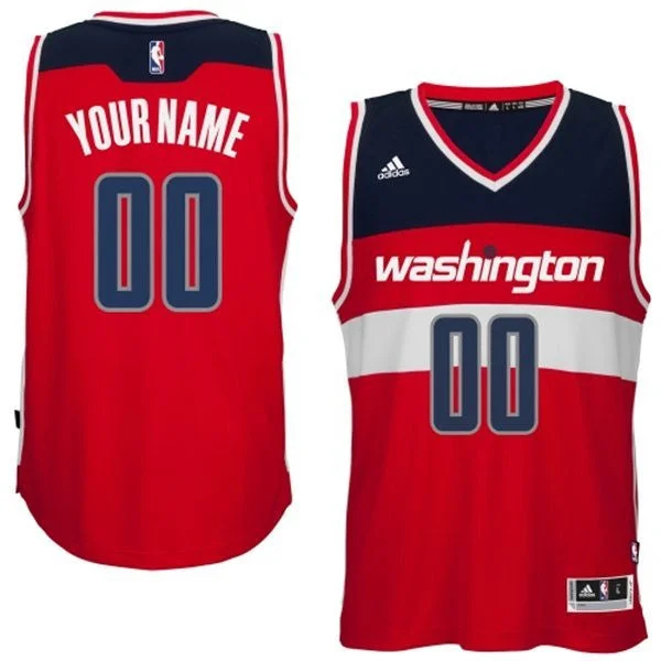 Washington Wizards Red Men's Customize New Rev 30 Basketball Jersey