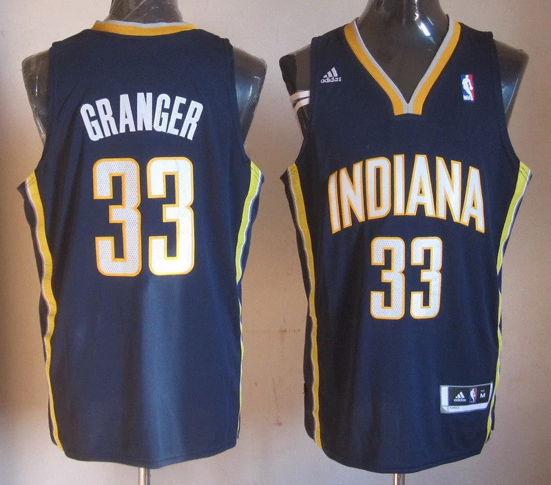 Pacers 33 Granger Revolution 30 Blue Basketball Jerseys