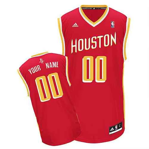 Houston Rockets Custom red Alternate Basketball Jersey