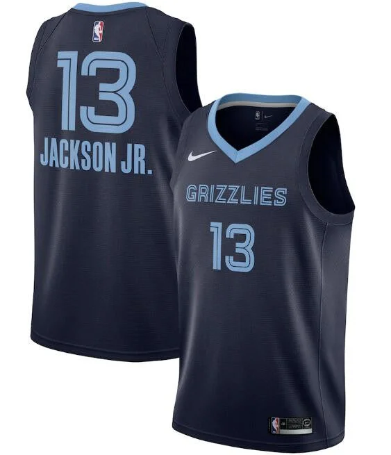 Men's Memphis Grizzlies Navy #13 Jaren Jackson Jr. Icon Edition Stitched Basketball Jersey