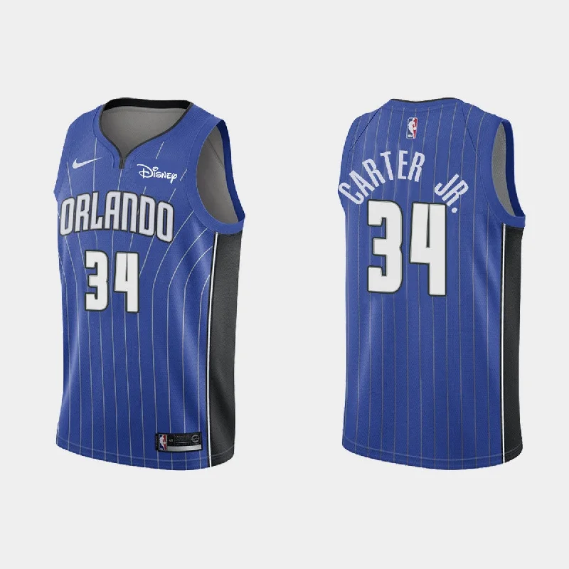 Men's Orlando Magic #34 Wendell Carter Jr. Blue Stitched Basketball Jersey