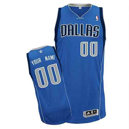 Dallas Mavericks Custom blue Road Basketball Jersey