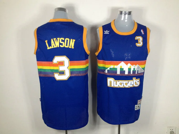 Nuggets 3 Lawson Revolution 30 Swingman Blue Basketball Jerseys