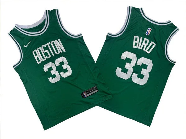 Men's Boston Celtics #33 Larry Bird Green Stitched Basketball Basketball Jersey