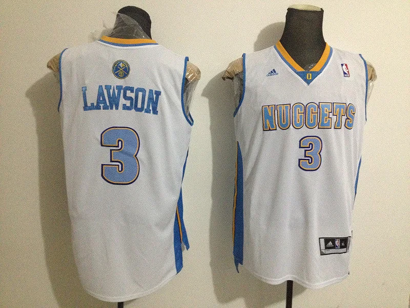 Nuggets 3 Lawson White New Basketball Jerseys