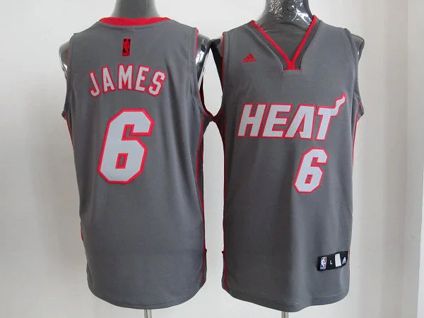 Heats 6 James Grey Basketball Jersey