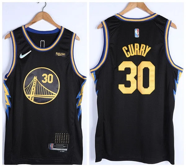 Men's Golden State Warriors Active Custom 75th Anniversary Black Stitched Basketball Basketball Jersey