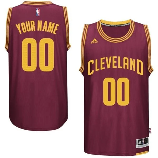 Cleveland Cavaliers Red Men's Customize New Rev 30 Basketball Jersey