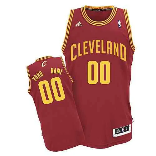 Cleveland Cavaliers Custom Swingman red Road Basketball Jersey