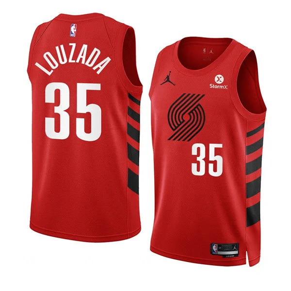 Men's Portland Trail Blazers #35 Didi Louzada 2022/23 Red Statement Edition Swingman Stitched Basketball Basketball Jersey