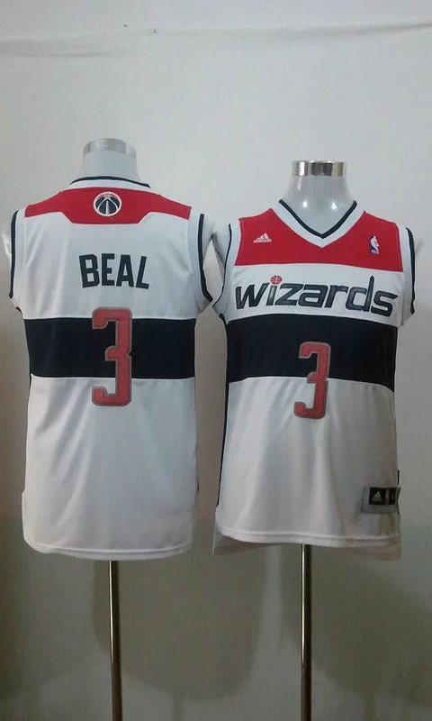 Wizards 3 Beal White Swingman Revolution 30 Basketball Jerseys