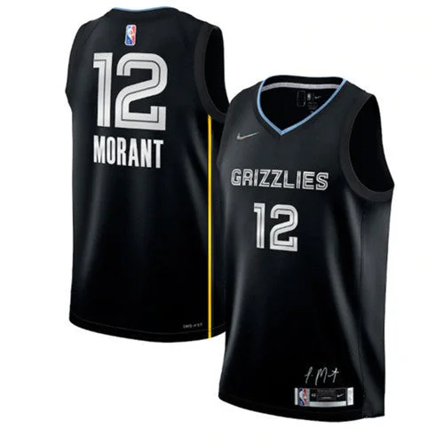 Men's Memphis Grizzlies #12 Ja Morant 75th Anniversary Select Series Rookie of the Year Swingman Stitched Basketball Jersey