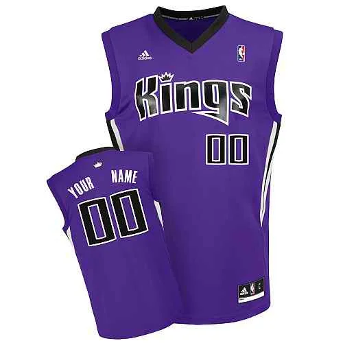 Sacramento Kings Custom purple Road Basketball Jersey