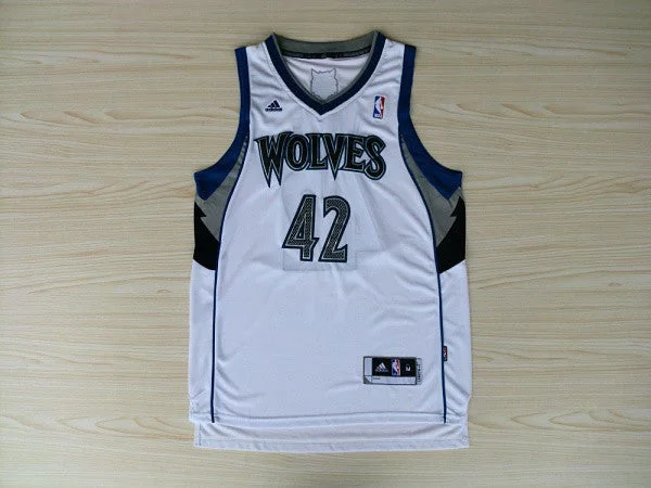 Timberwolves 42 Love White New Revolution 30 Basketball Jerseys