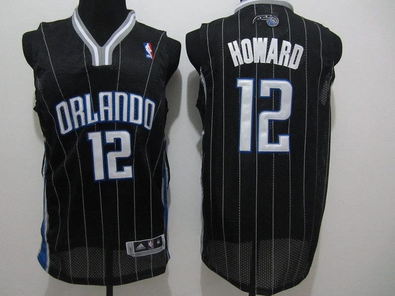 Magic 12 Howard Black New Basketball Jerseys