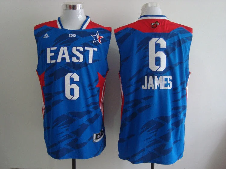 2013 All Star East 6 James Blue Basketball Jerseys