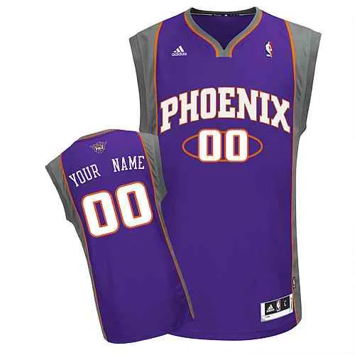 Phoenix Suns Custom Swingman purple Road Basketball Jersey