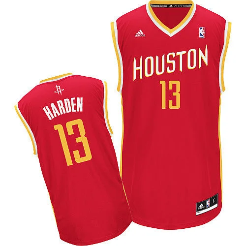 Rockets 13 Harden Revolution 30 Swingman Red Basketball Jerseys