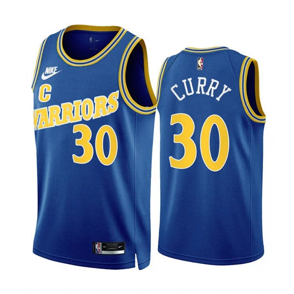 Men's Golden State Warriors #30 Stephen Curry 2022/23 Royal Classic Edition Stitched Basketball Basketball Jersey