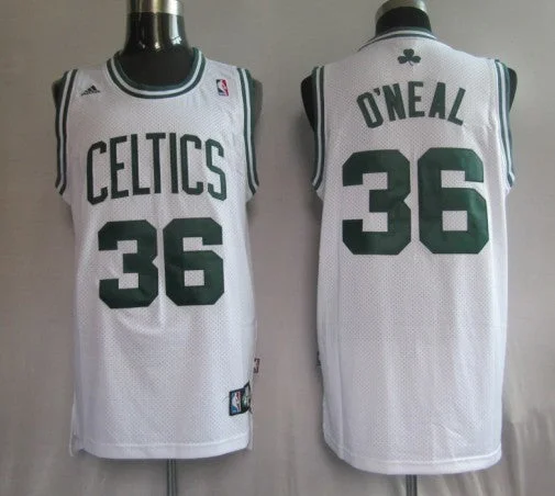 Celtics 36 Oneal White Swingman Basketball Jerseys