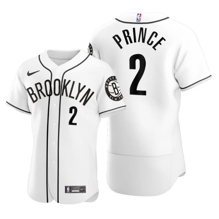 Men's Brooklyn Nets #2 Taurean Prince 2020 White X Crossover Edition Stitched Basketball Jersey