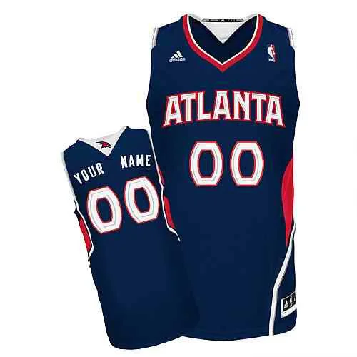 Atlanta Hawks Custom Swingman blue Basketball Jersey