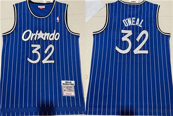 Men's Orlando Magic #32 Shaquille O'Neal Blue Stitched Basketball Jersey