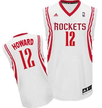 Rockets 12 Howard White Basketball Jerseys