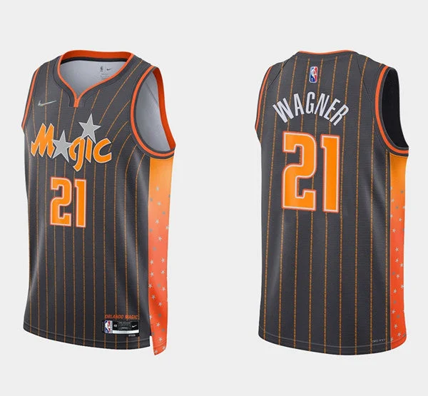 Men's Orlando Magic #21 Moritz Wagner 75th Anniversary Stitched Basketball Basketball Jersey