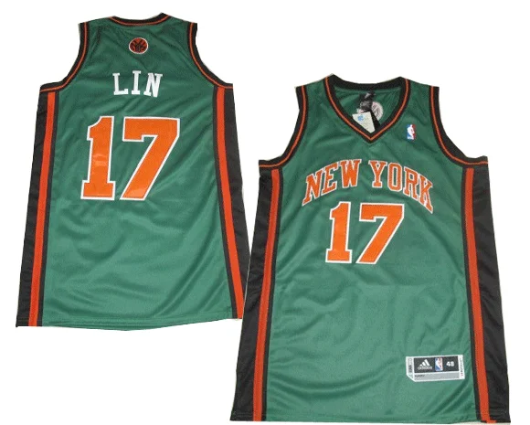 New York Knicks 17 LIN green Basketball Jerseys