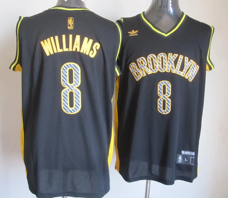 Nets 8 Williams Black Fashion Basketball Jerseys