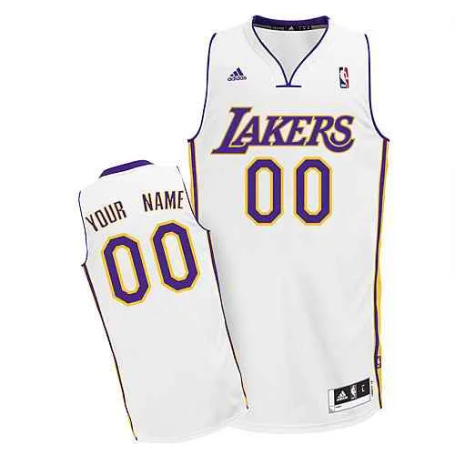 Los Angeles Lakers Custom Swingman white Alternate Basketball Jersey