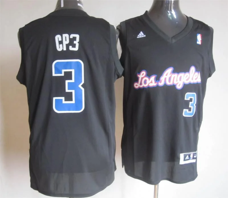 Clippers 3 CP3 Black New Basketball Jerseys