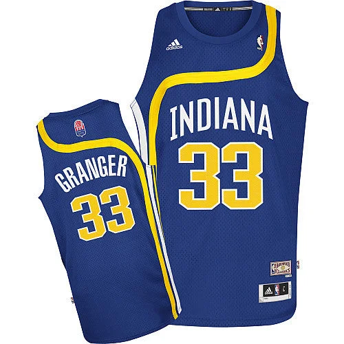 Pacers 33 Granger Blue Basketball Jerseys