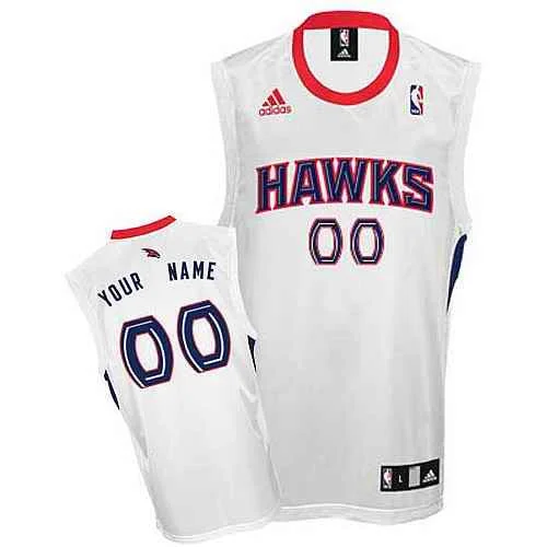 Atlanta Hawks Custom white Basketball Jersey